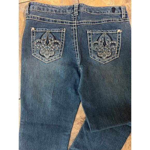 Nine West denim jeans, some stretch, women's size 12/30 - Picture 5 of 6